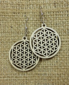 Élet virága fülbevaló