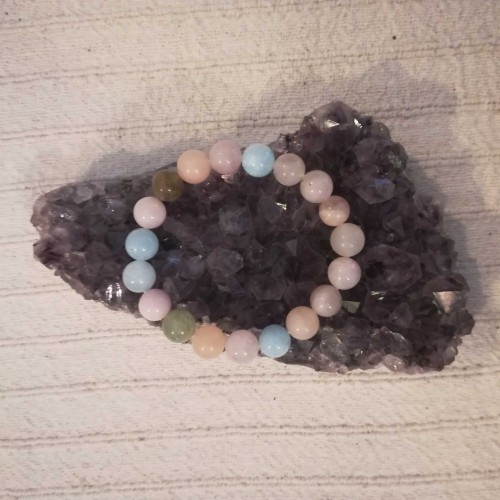 Berill karkötő 10mm