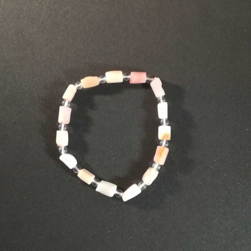 Pink opál karkötő