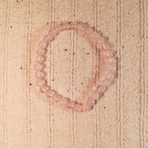 Rózsakvarc karkötő 6mm Rózsakvarc karkötő 6mm