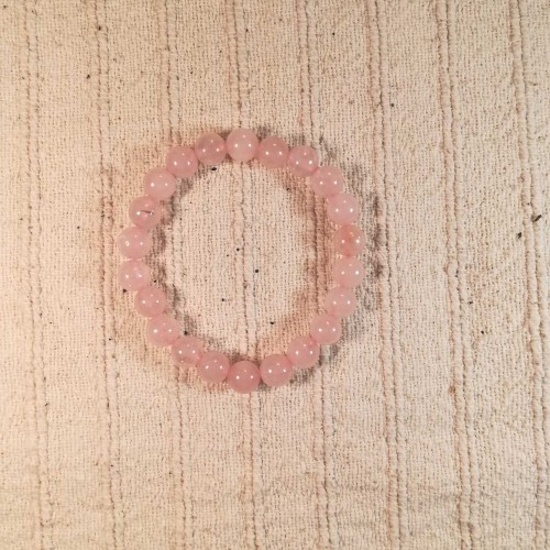 Rózsakvarc karkötő 8mm Rózsakvarc karkötő 8mm