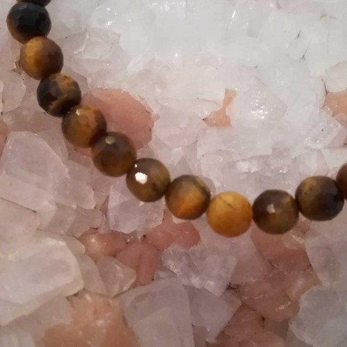 Tigrisszem karkötő fazettált Tigrisszem karkötő fazettált