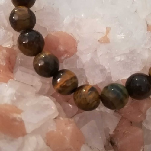 Tigrisszem karkötő fazettált Tigrisszem karkötő fazettált