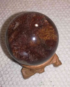 Lodolit golyó (sámánkvarc)