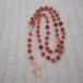 Karneol rózsafüzér