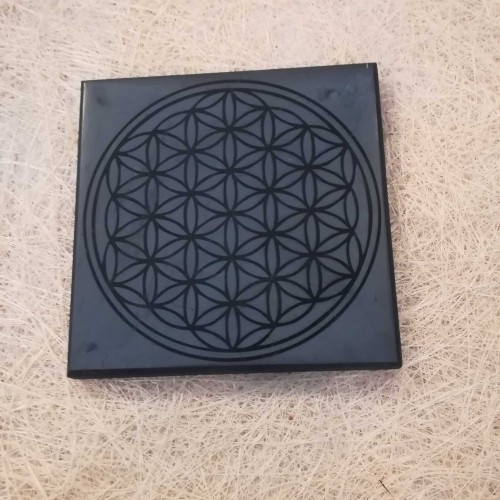 Shungit Élet Virága négyzet Shungit Élet Virága négyzet