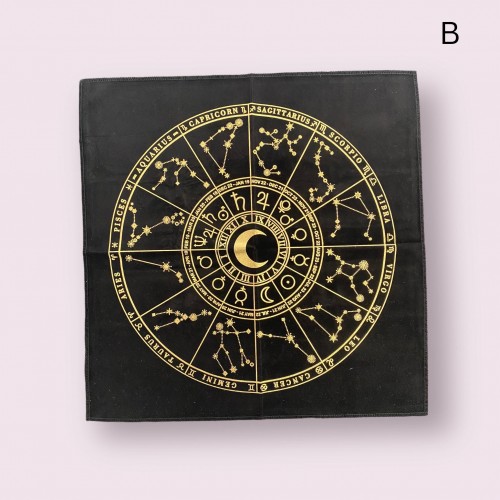 Zodiákjel mintás teritő