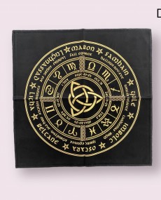 Zodiákjel mintás teritő