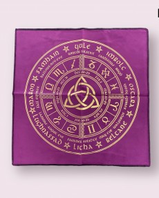 Zodiákjel mintás teritő