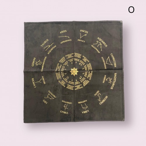 Zodiákjel mintás teritő